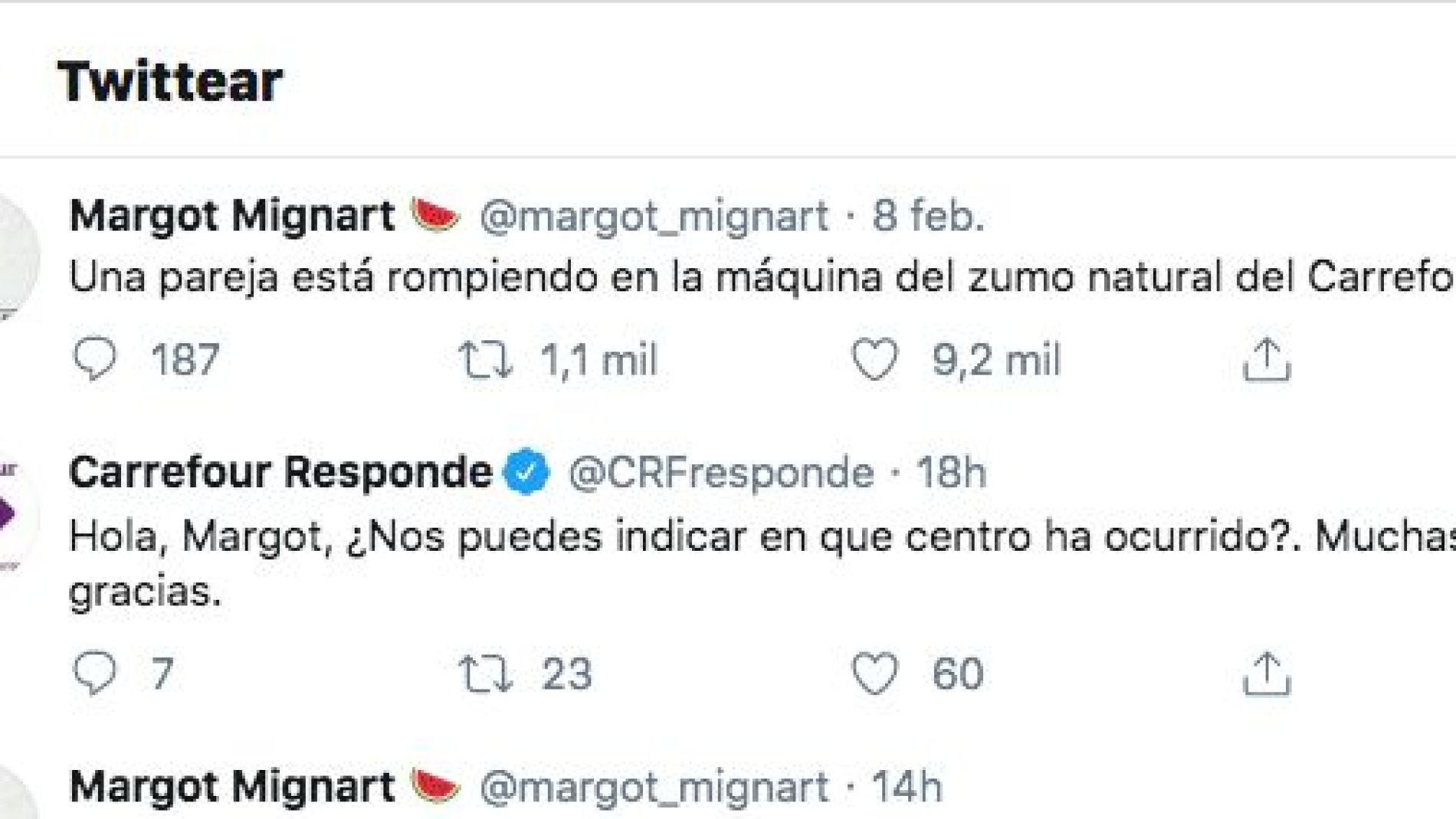 Captura de pantalla de @margot_mignart