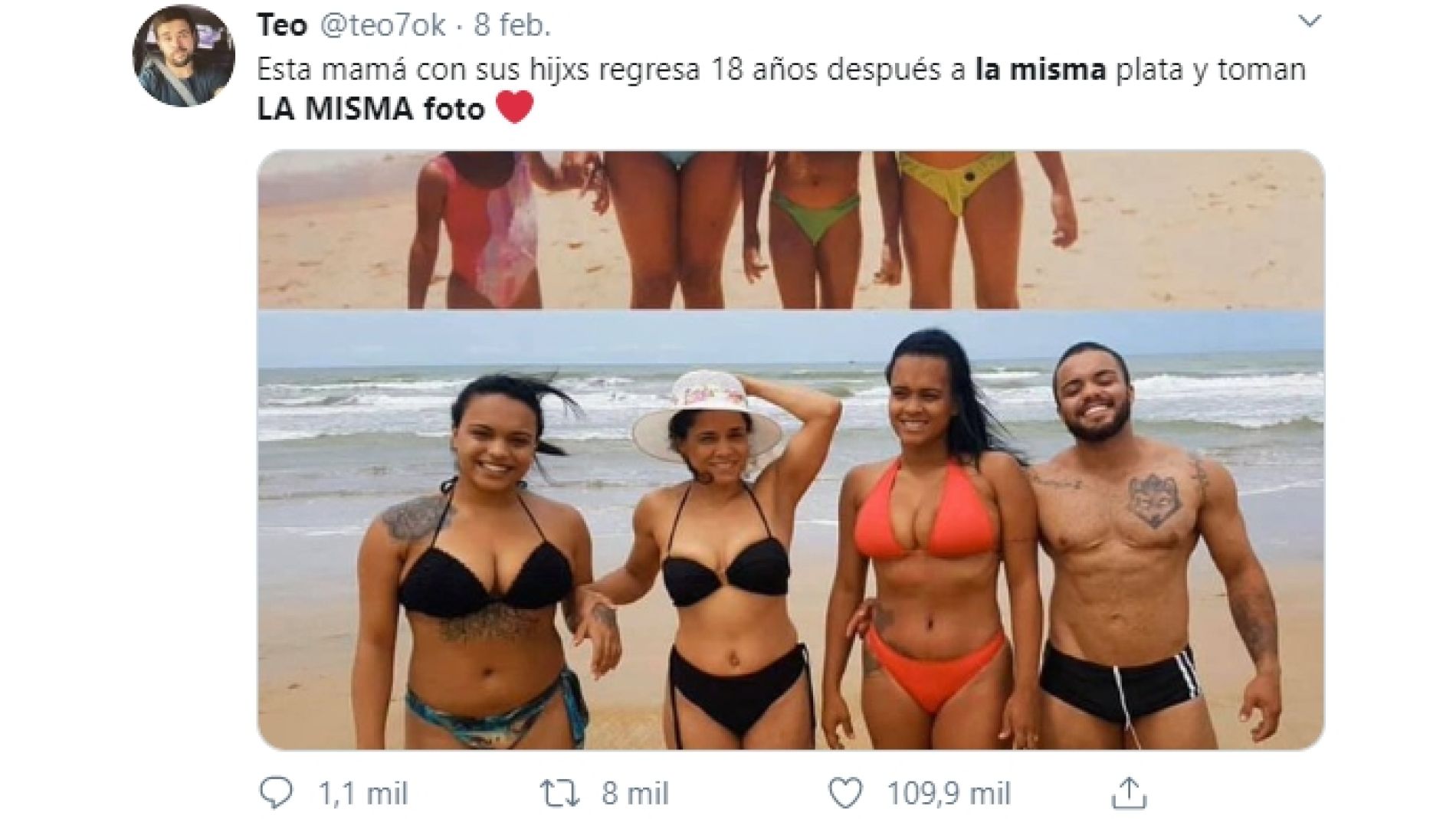 Pantallazo del tuiter de @teo7ok