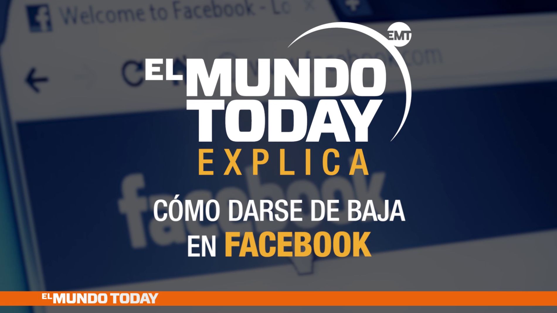 Darse de baja en Facebook