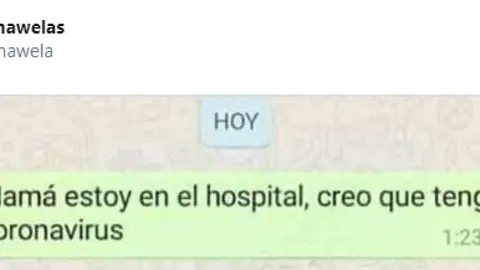 Pantallazo de un tuit de @fumawela Pantallazo de un tuit de @fumawela