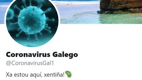 Pantallazo de @coronavirusgal1