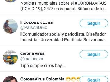 Cuentas del coronavirus