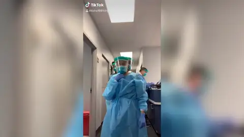 Enfermeras bailando Enfermeras bailando