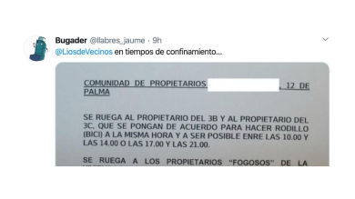El desternillante cartel de un edificio contra los vecinos 