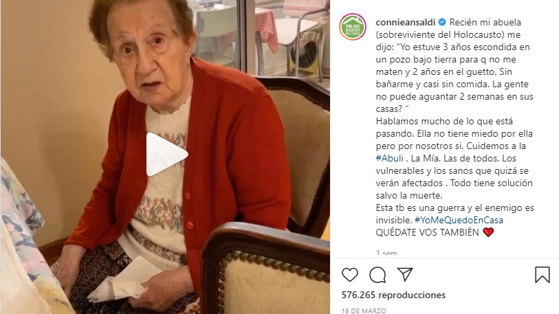 Instagram de @connieansaldi Instagram de @connieansaldi