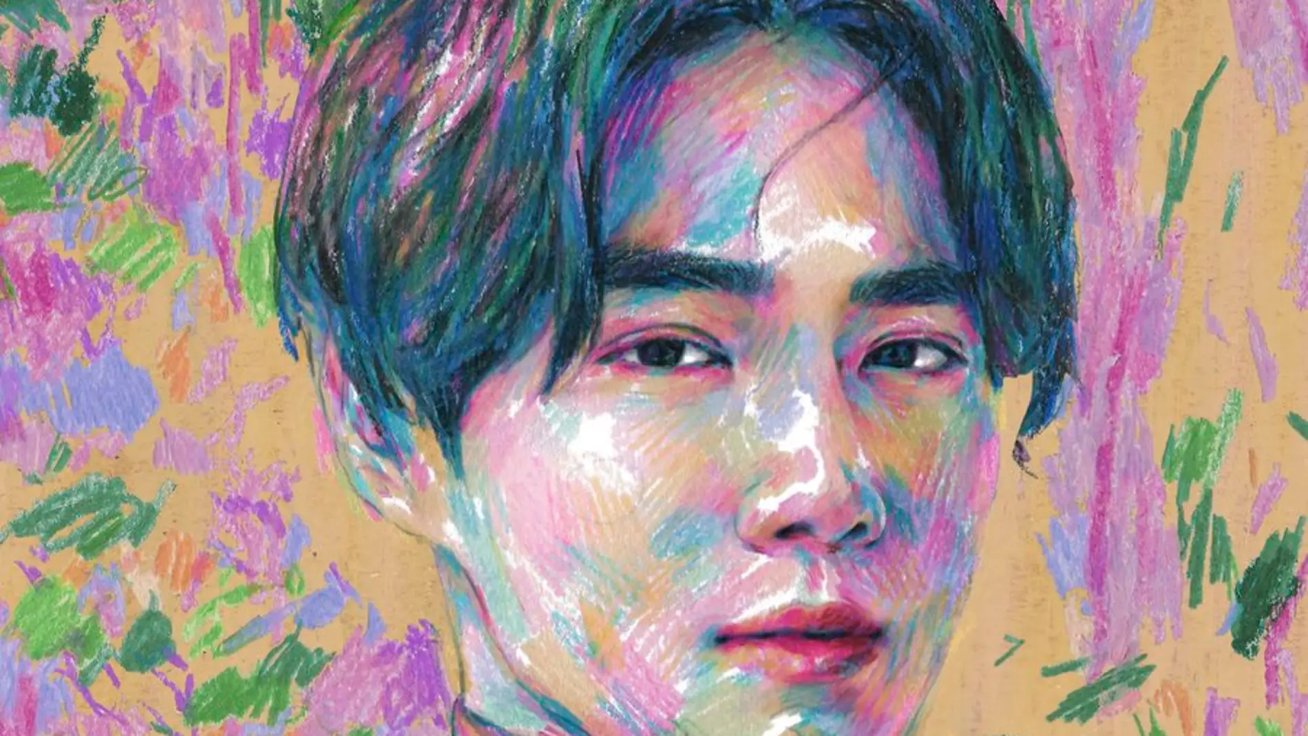 Retrato de Suho en la portada de su debut en solitario