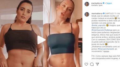 Marina Llorca, la modelo ‘curvy’ que se ha hecho viral imitando el perreo de Ester Expósito