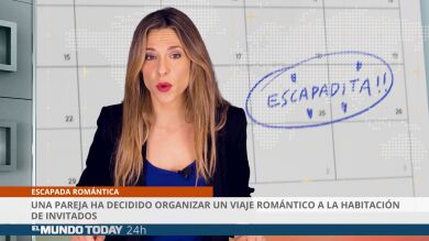 Una pareja ha dedicido organizar un viaje romántico a la habitación de invitados