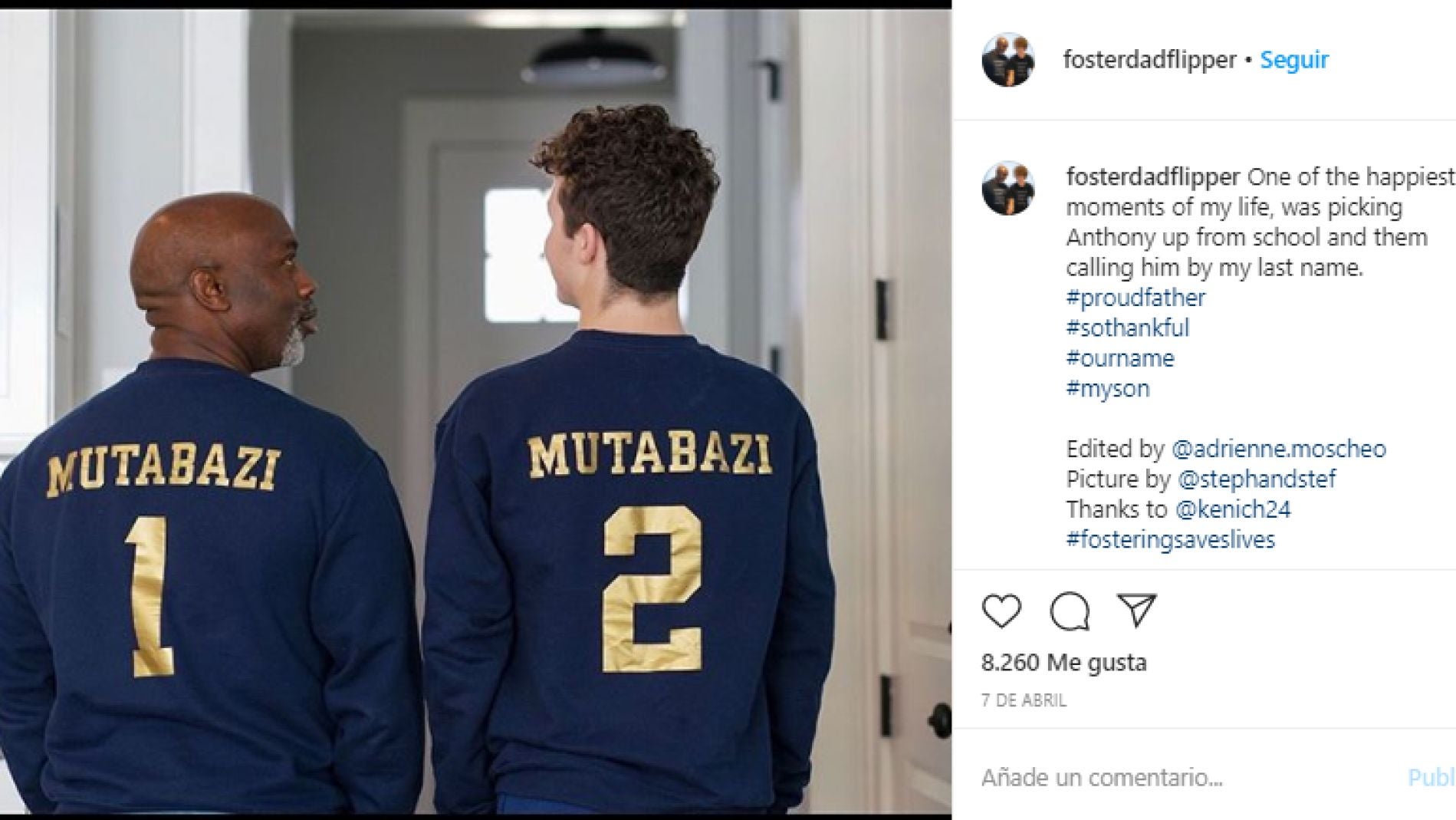 Instagram de Peter Mutabazi