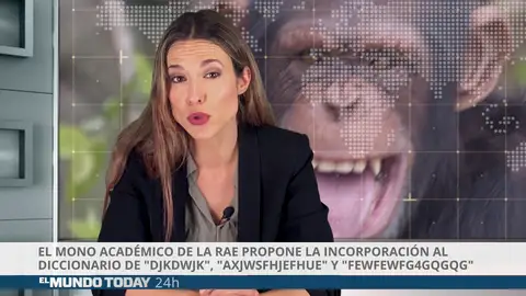 El mono académico de la RAE El mono académico de la RAE