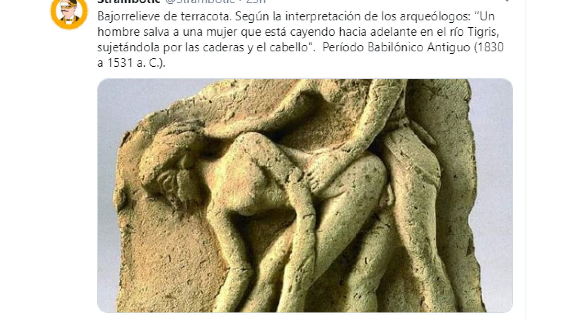 Tuit de @strambotic