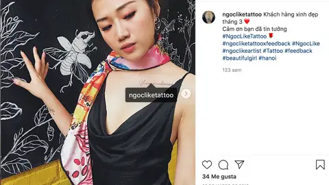 Instagram de @ngocliketattoo Instagram de @ngocliketattoo