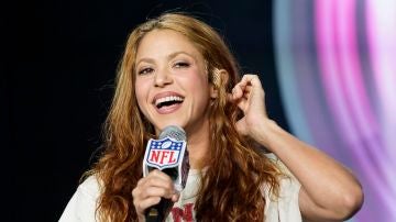 Shakira durante la presentación de la Super Bowl 2020