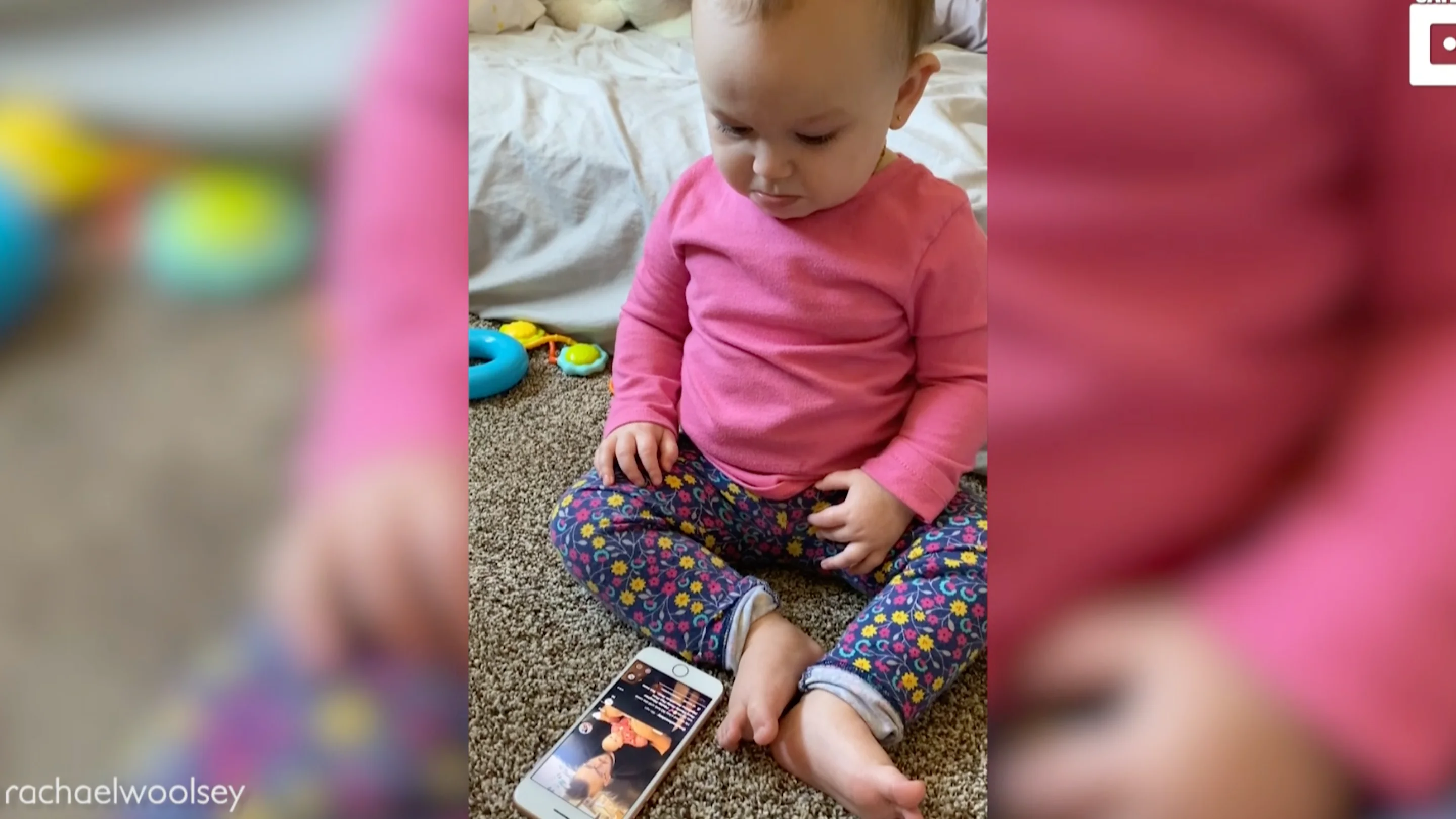 se emociona cada vez que un vídeo de ella y su papá 