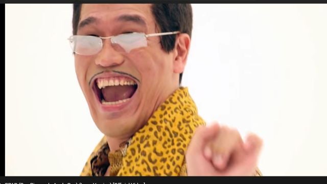Pikotaro, en un fotograma de su exitazo 'Pinneapple Pen'