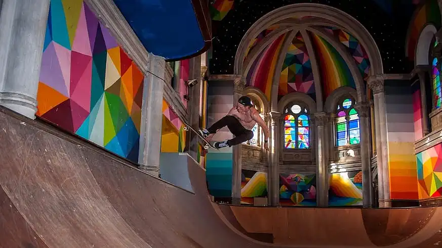 La Iglesia del Skate, en Llanes