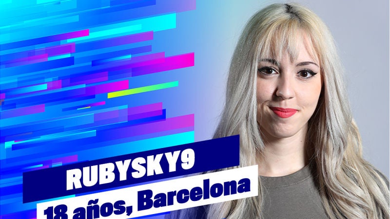 RubySky9 de Top Gamers Academy: una gamer en rosa