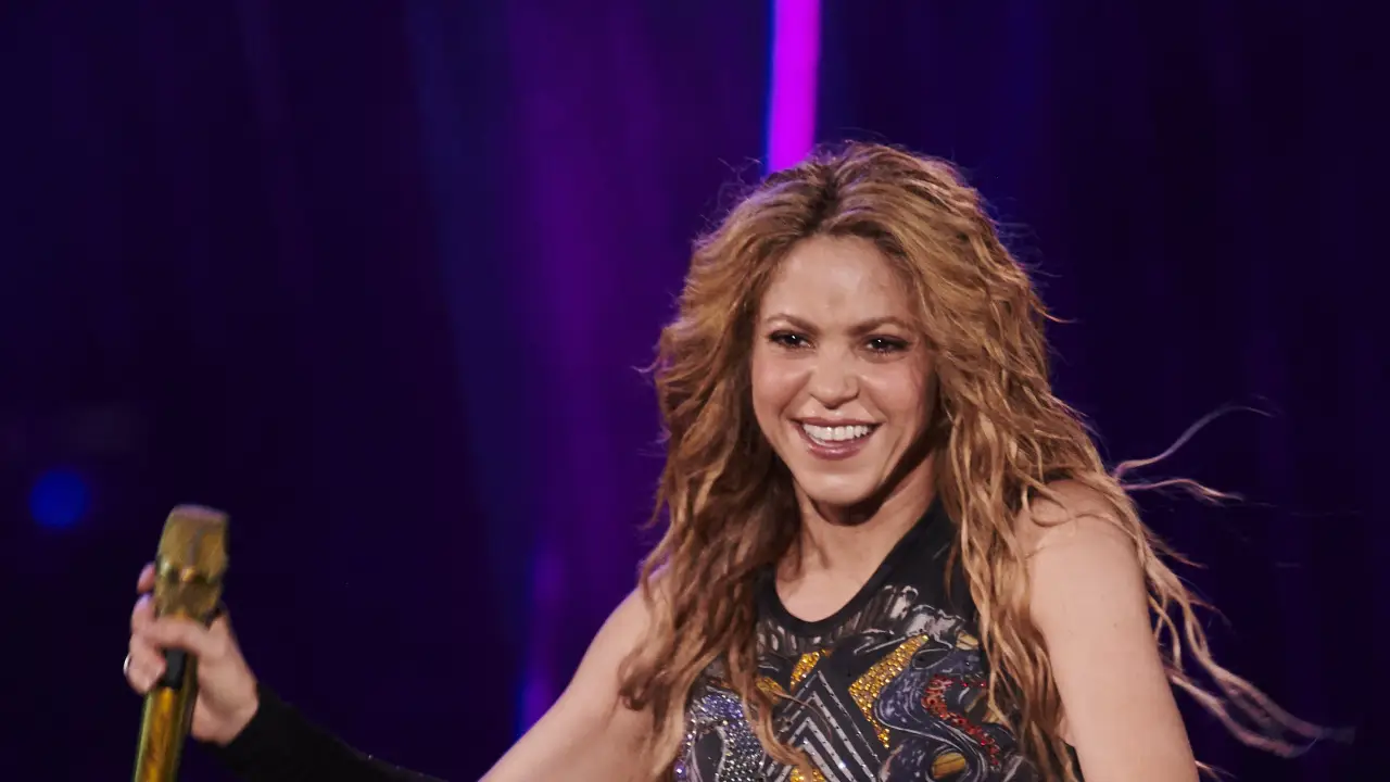 Shakira durante un concierto