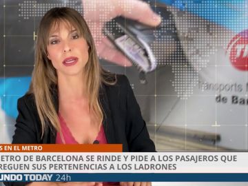 El metro de Barcelona se rinde y pide a los pasajeros que entreguen sus pertenencias a los ladrones