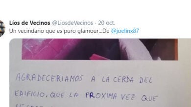 Comparte el cartel más asqueroso que se ha visto jamás en un portal de vecinos