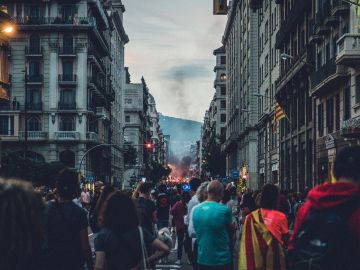 Protestas en Barcelona