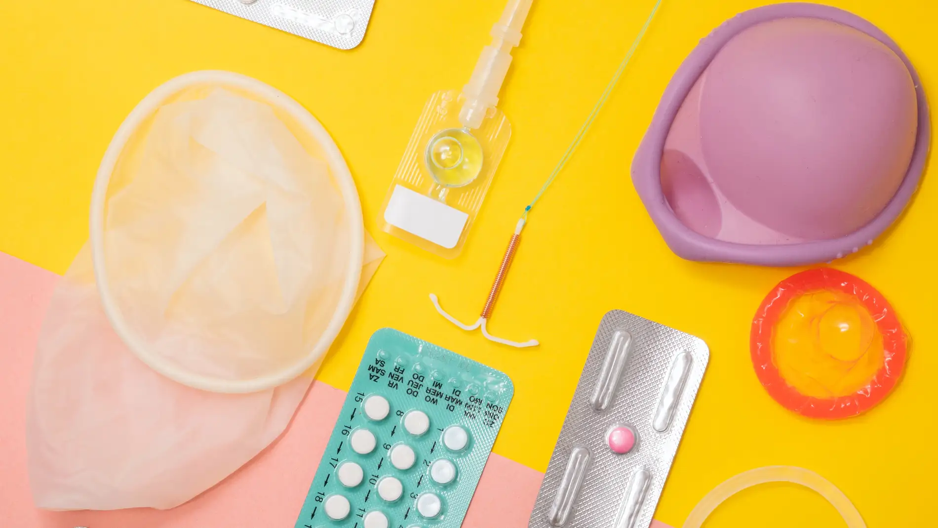 Diferentes métodos anticonceptivos