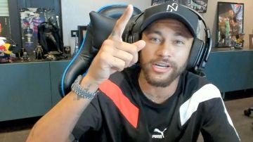 Neymar durante uno de sus streams