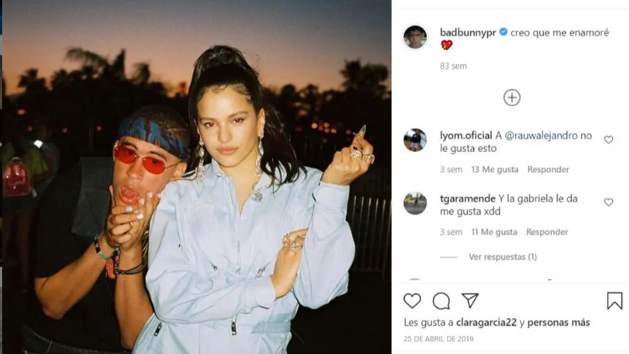 Bad Bunny y Rosalía 