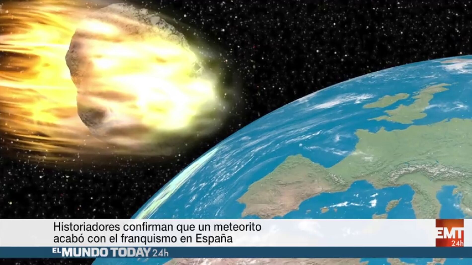 Historiadores confirman que un meteorito acab&oacute; con el franquismo en Espa&ntilde;a