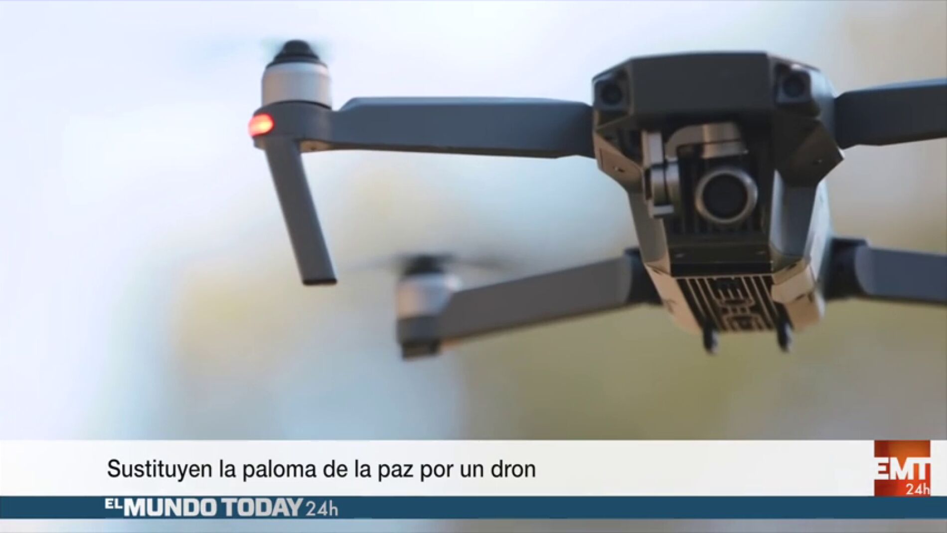 Sustituyen la paloma de la paz por un dron
