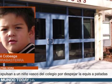 Expulsan a un ni&ntilde;o vasco del colegio por despejar la equis a patadas