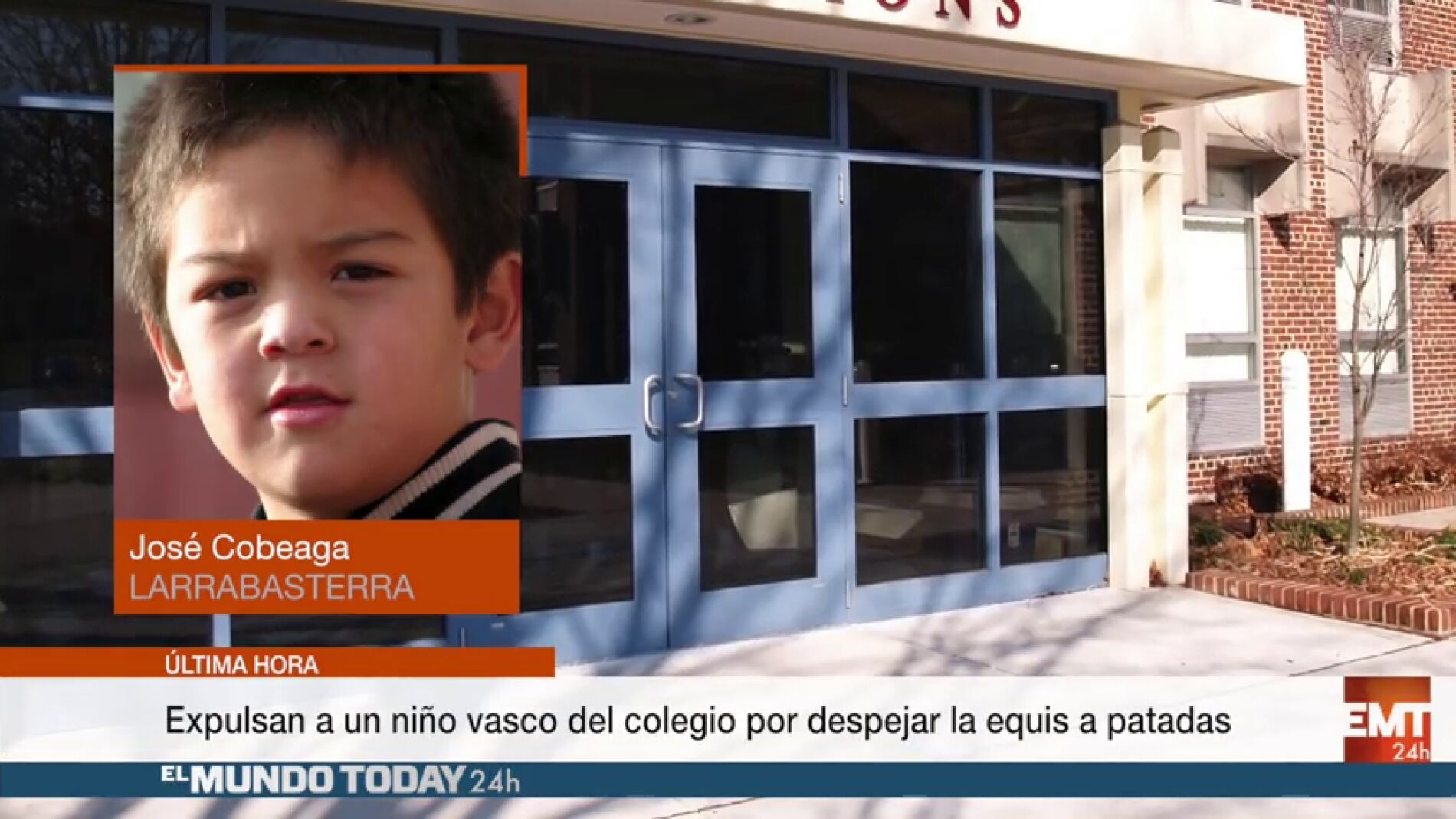 Expulsan a un ni&ntilde;o vasco del colegio por despejar la equis a patadas