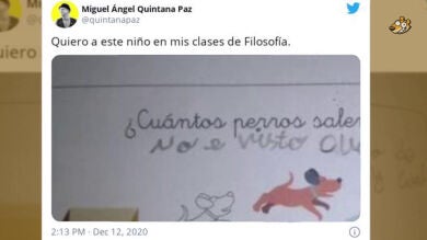 La filosófica respuesta de una niña a un ejercicio de matemáticas que ha enamorado a Twitter