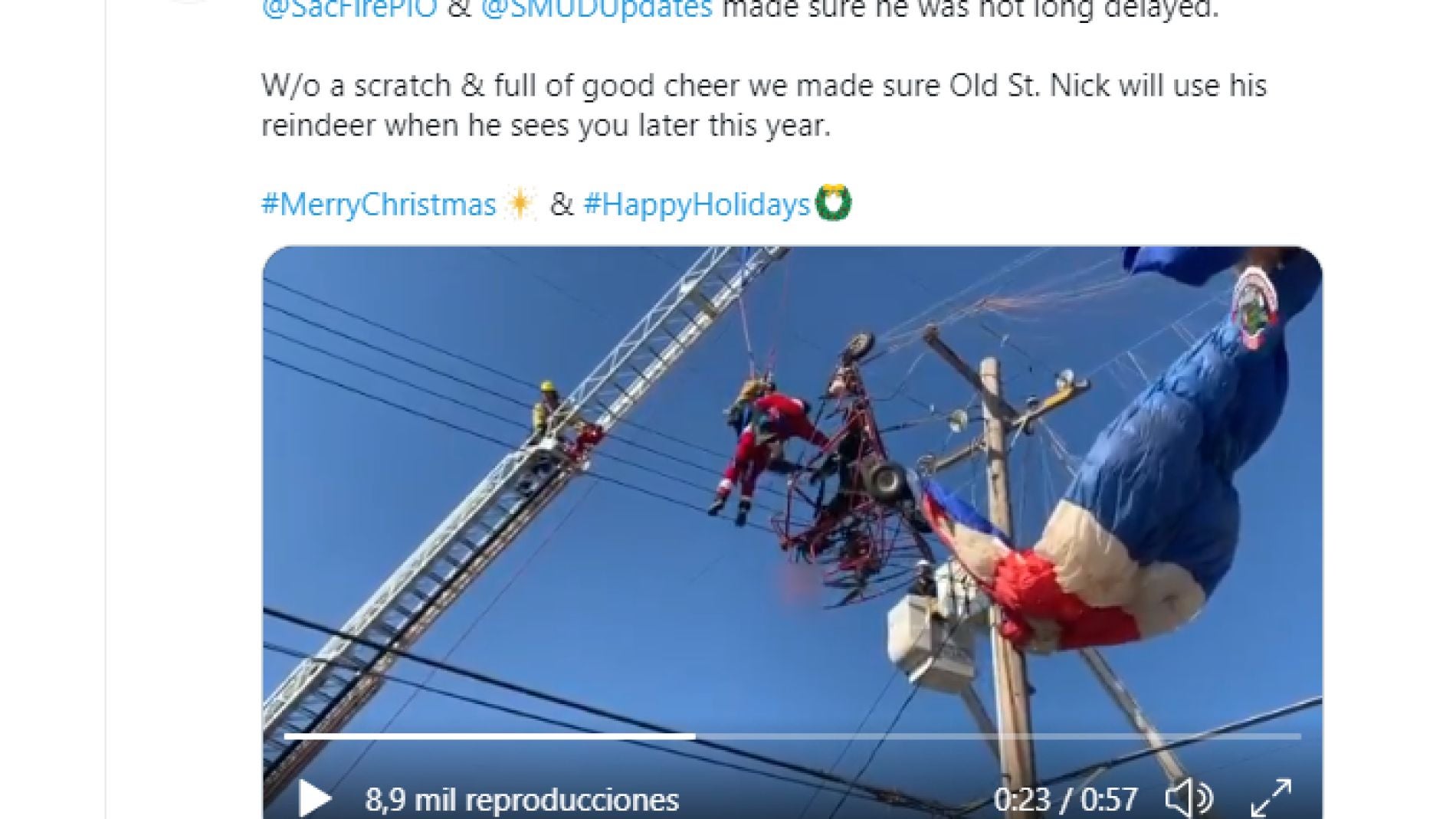 Tuit de @metrofirepio