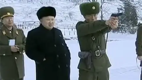 Fotografía de KCNA de Kim Jong-Un Fotografía de KCNA de Kim Jong-Un