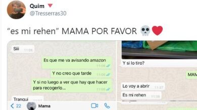 Una madre amenaza a su hijo por WhatsApp y la divertida conversación está arrasando en Twitter