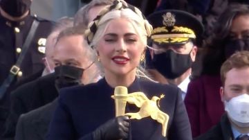 Lady Gaga en la investidura de Joe Biden