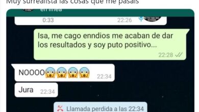 Le dice a su amiga por WhatsApp que tiene coronavirus y la sorprendente respuesta de ella se vuelve viral