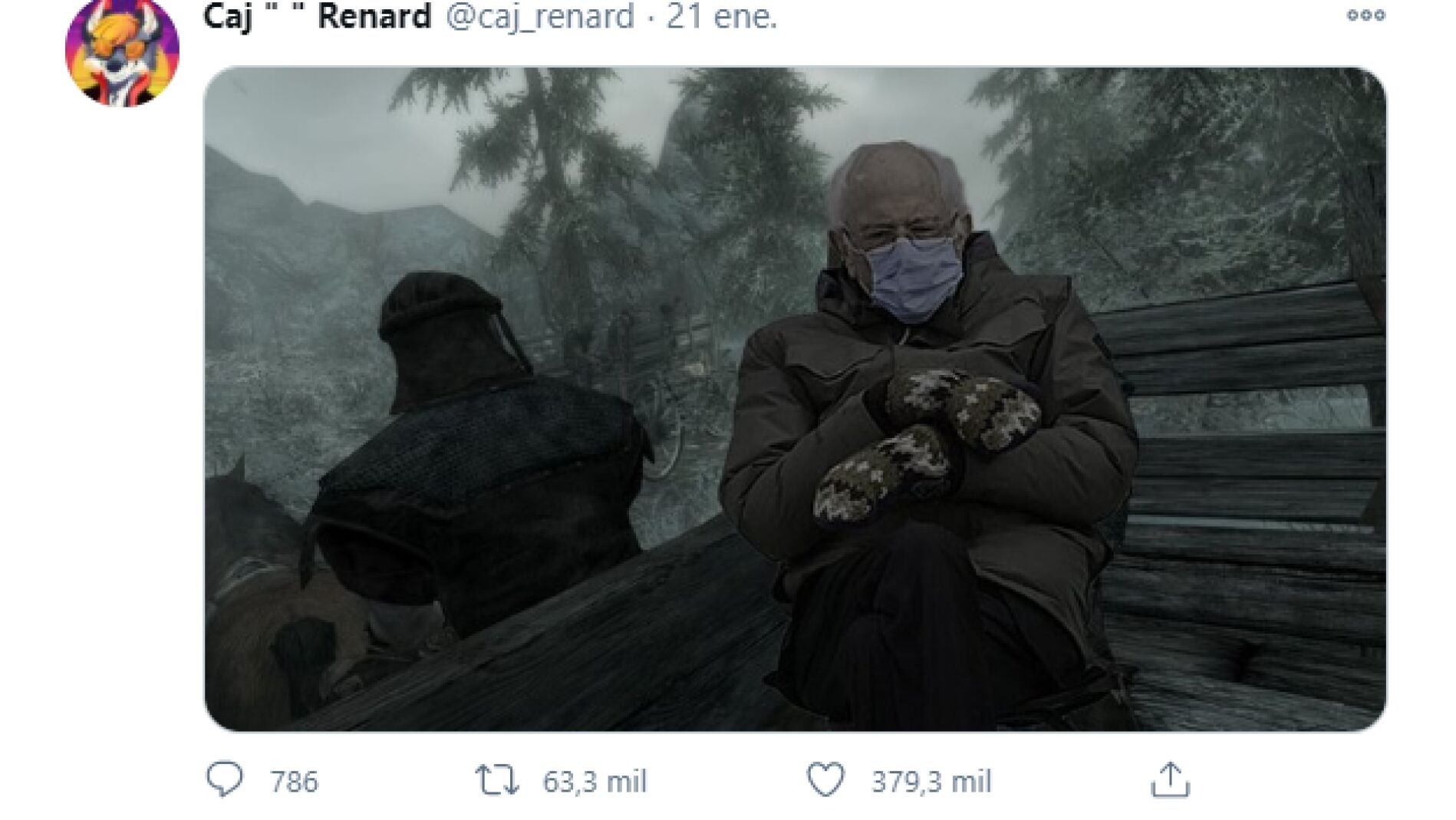 Tuit de @caj_renard