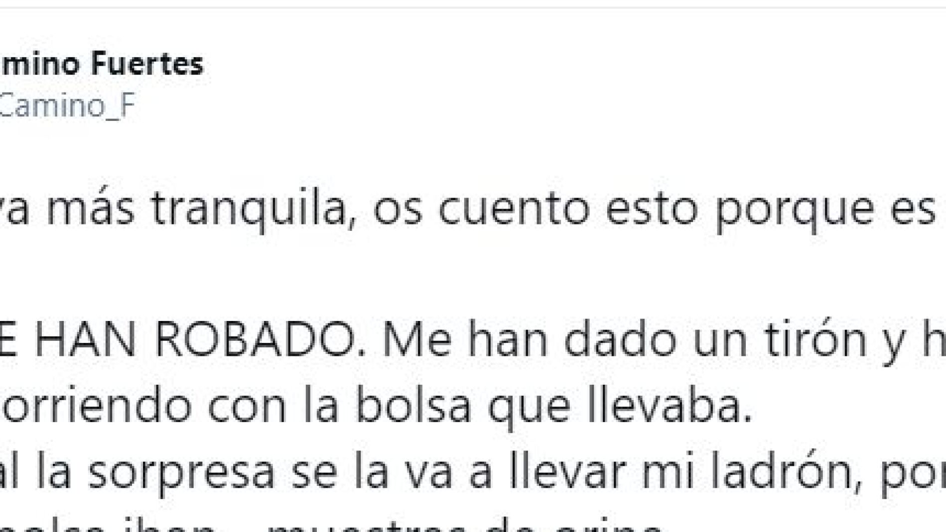 Tuit de @camino_f