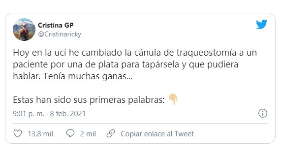 Tuit de @cristinaricky