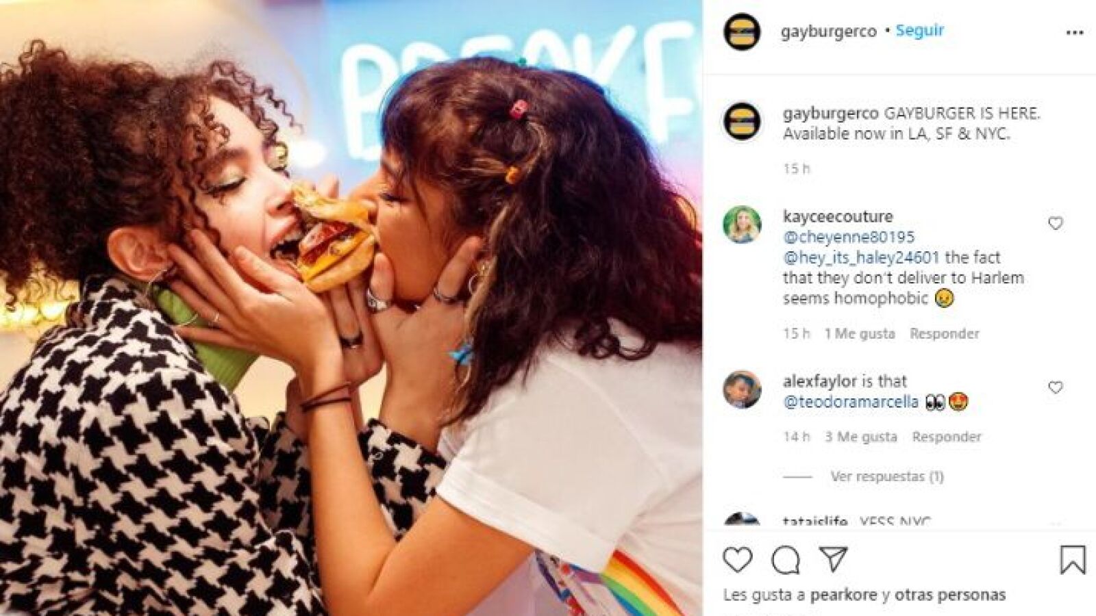 Así son las 'Gay burgers', las hamburguesas LGTB sin ánimo de lucro que ha puesto a la venta un youtuber