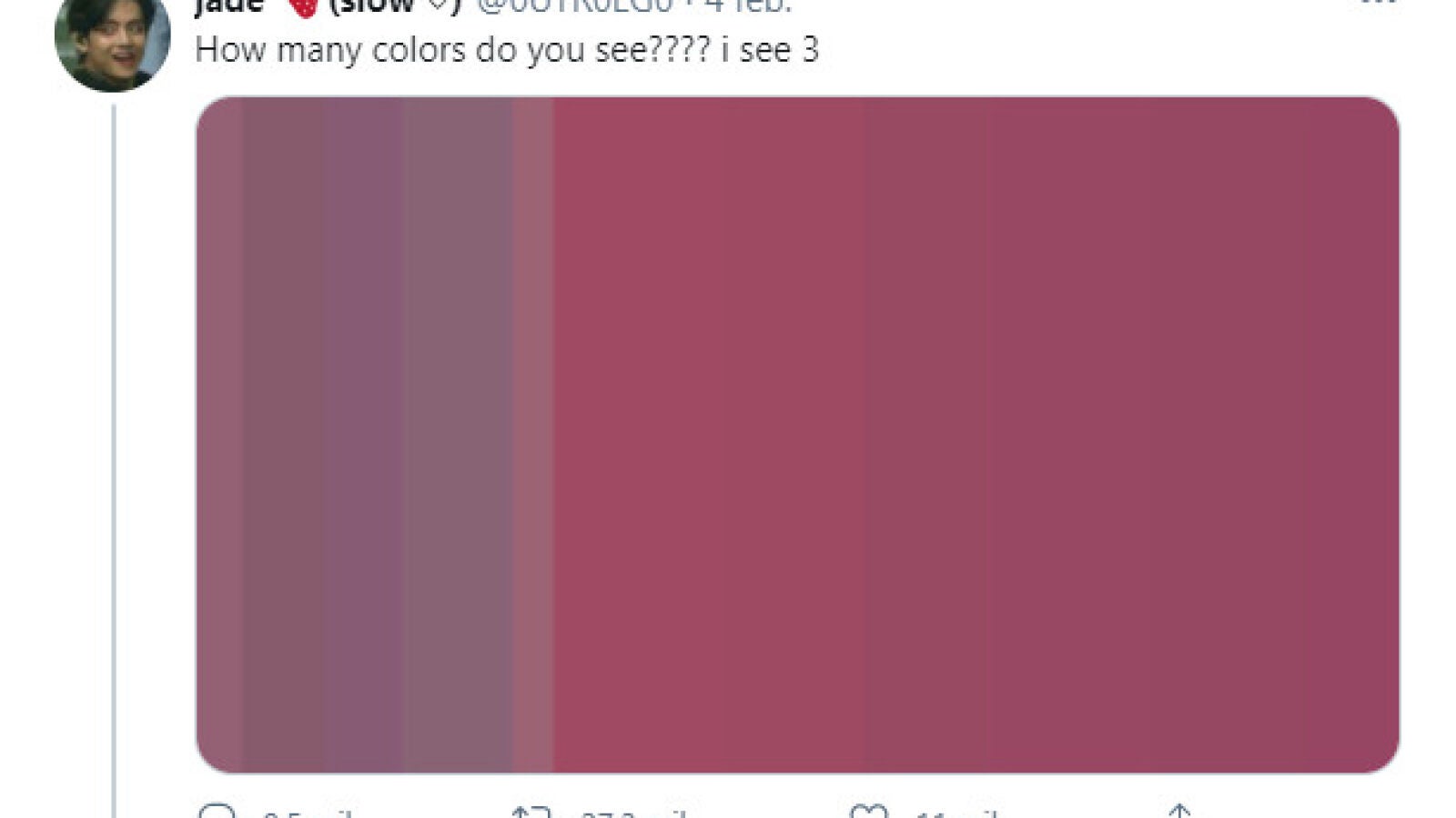 ¿Cuántos colores ves? Así funciona esta ilusión óptica que está diviendo Twitter