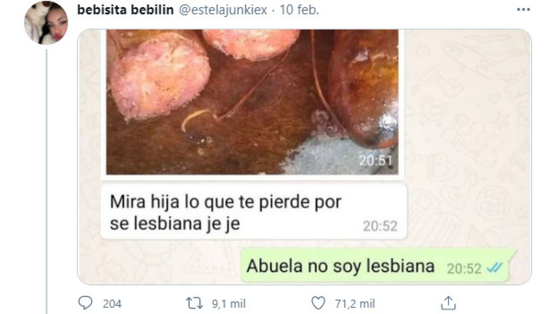 Tuit de @estelajunkiex