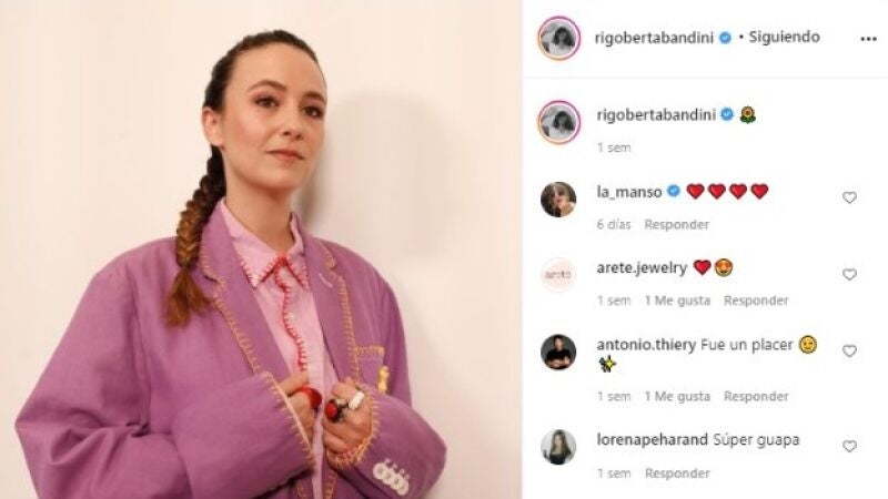 ¿Quién es Rigoberta Bandini? La actriz de doblaje que se ha convertido en cantante