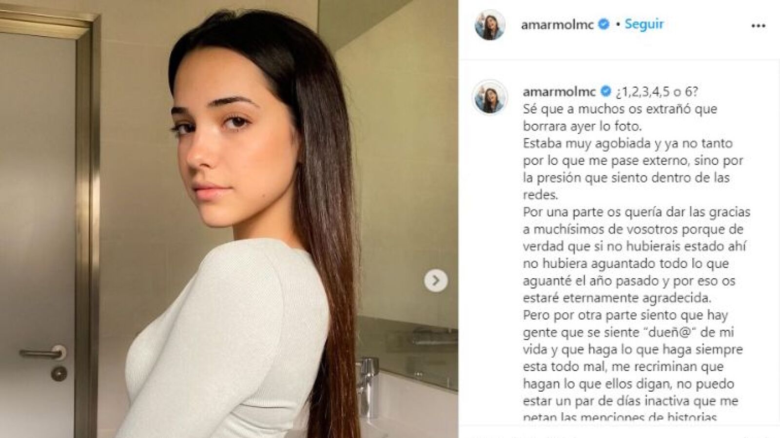 Ángela Mármol explota contra los fans que no la dejan vivir: 