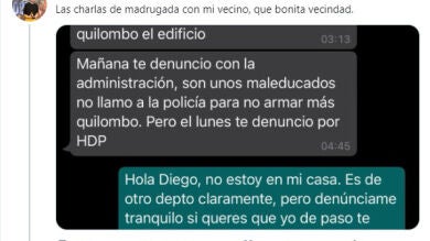 Su vecino le escribió quejándose de que la música estaba alta y la respuesta que le da es épica