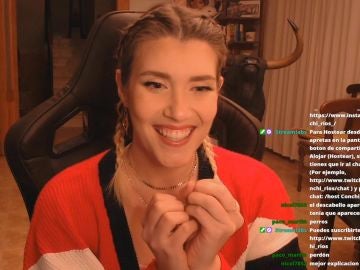 Conchi R&iacute;os en uno de sus streams