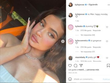 Kylie Jenner se apunta a la moda 'sin filtros' de Instagram 