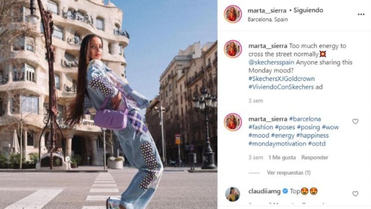 Marta Sierra, la influencer española que arrasa con sus alocadas transiciones